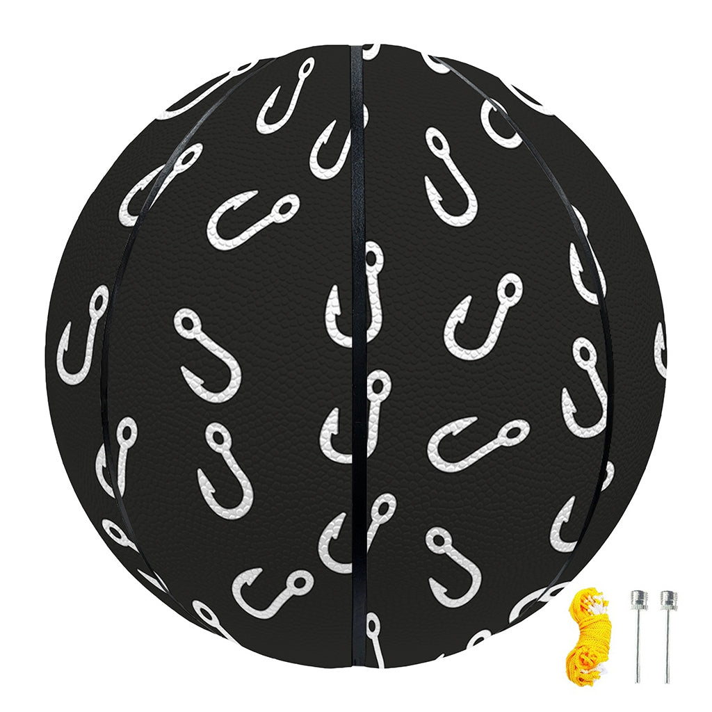 Fishing Hooks Pattern Print Basketball