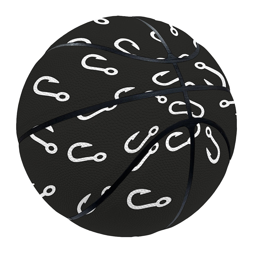 Fishing Hooks Pattern Print Basketball