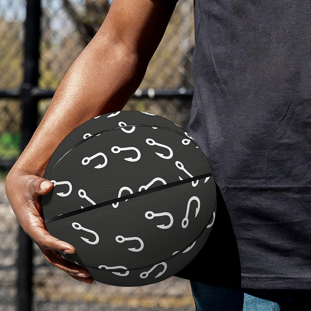 Fishing Hooks Pattern Print Basketball