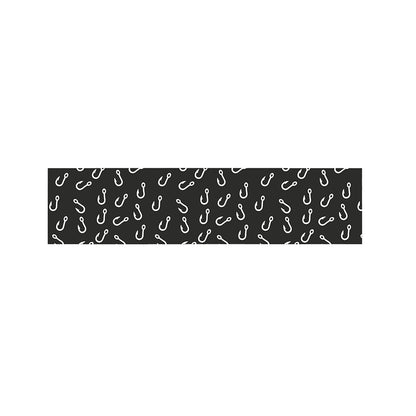 Fishing Hooks Pattern Print Bed Runner