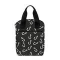 Fishing Hooks Pattern Print Bible Tote Bag