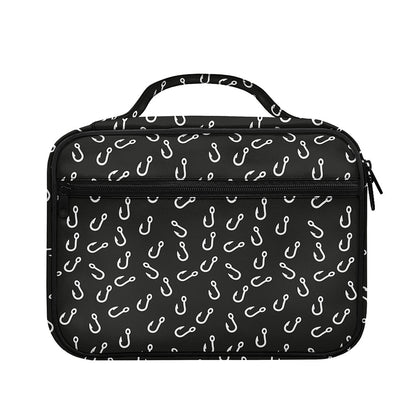 Fishing Hooks Pattern Print Briefcase Bible Bag