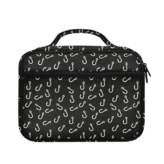 Fishing Hooks Pattern Print Briefcase Bible Bag