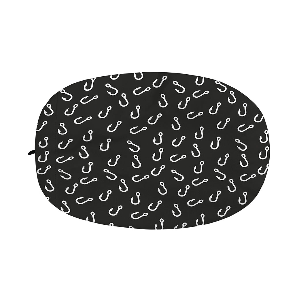 Fishing Hooks Pattern Print Car Side Mirror Covers