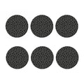 Fishing Hooks Pattern Print Coaster Set