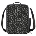 Fishing Hooks Pattern Print Crossbody Lunch Bag