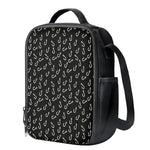 Fishing Hooks Pattern Print Crossbody Lunch Bag