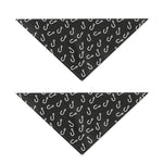 Fishing Hooks Pattern Print Dog Bandana