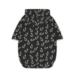 Fishing Hooks Pattern Print Dog Zip Up Hoodie