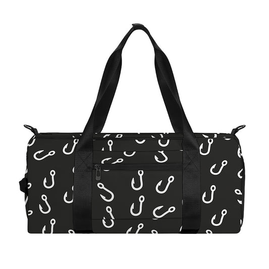 Fishing Hooks Pattern Print Gym Bag