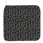 Fishing Hooks Pattern Print Hand Towel