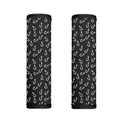 Fishing Hooks Pattern Print Handle Covers