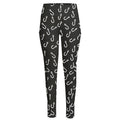 Fishing Hooks Pattern Print High-Waisted Pocket Leggings