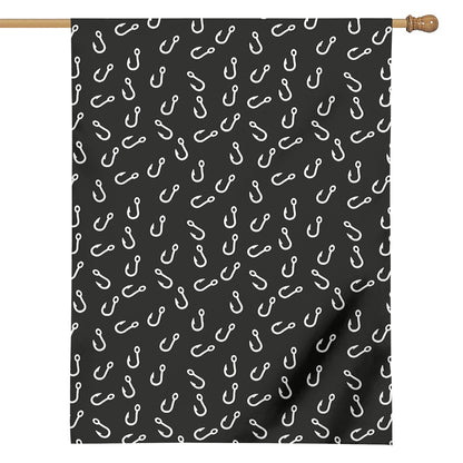 Fishing Hooks Pattern Print House Flag