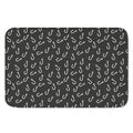 Fishing Hooks Pattern Print Indoor Door Mat