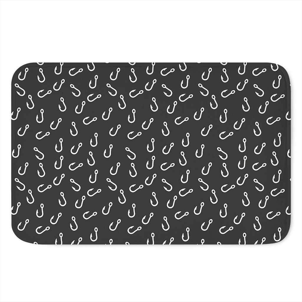 Fishing Hooks Pattern Print Indoor Door Mat