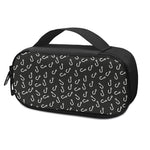 Fishing Hooks Pattern Print Insulin Cooler Travel Case