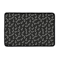 Fishing Hooks Pattern Print Kitchen Mat