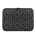 Fishing Hooks Pattern Print Laptop Sleeve