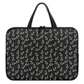 Fishing Hooks Pattern Print Laptop Sleeve With Handle