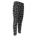 Fishing Hooks Pattern Print Men's Compression Pants