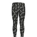 Fishing Hooks Pattern Print Men's Leggings