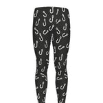 Fishing Hooks Pattern Print Men's leggings