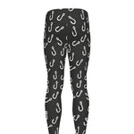 Fishing Hooks Pattern Print Men's leggings
