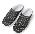 Fishing Hooks Pattern Print Mesh Casual Shoes