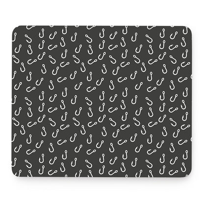 Fishing Hooks Pattern Print Mouse Pad
