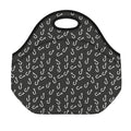 Fishing Hooks Pattern Print Neoprene Lunch Bag