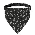 Fishing Hooks Pattern Print Over The Collar Dog Bandana