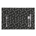 Fishing Hooks Pattern Print Placemat