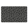 Fishing Hooks Pattern Print Polyester Doormat