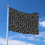 Fishing Hooks Pattern Print Polyester Flag