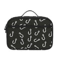 Fishing Hooks Pattern Print Portable Lunch Bag