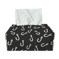 Fishing Hooks Pattern Print Rectangle Tissue Box Cover