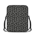 Fishing Hooks Pattern Print Rectangular Crossbody Bag