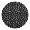 Fishing Hooks Pattern Print Round Blanket