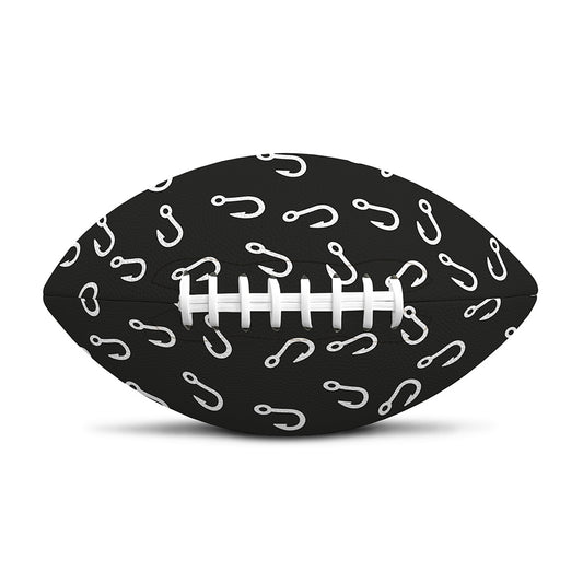 Fishing Hooks Pattern Print Rugby Ball