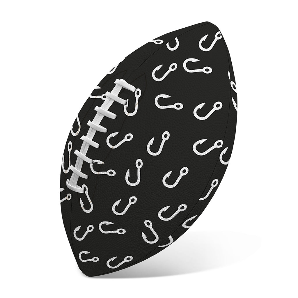 Fishing Hooks Pattern Print Rugby Ball