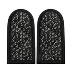Fishing Hooks Pattern Print Skillet Handle Cover