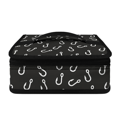 Fishing Hooks Pattern Print Small Lunch Bag