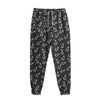 Fishing Hooks Pattern Print Sweatpants