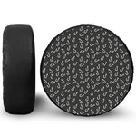 Fishing Hooks Pattern Print Tire Cover