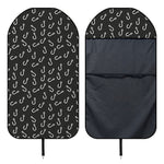 Fishing Hooks Pattern Print Waterproof Car Seat Cover