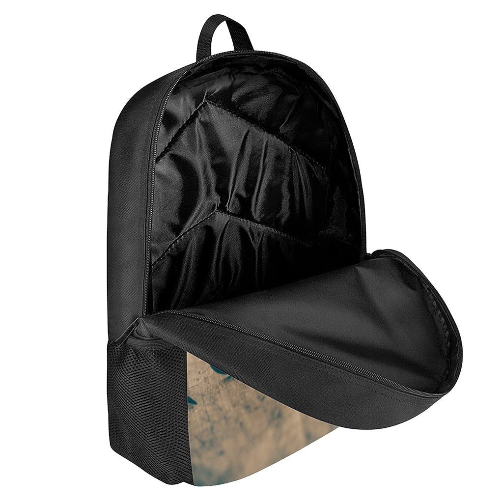 Fishing Hooks Print 17 Inch Backpack