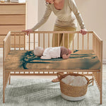 Fishing Hooks Print Baby Crib Sheet