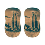 Fishing Hooks Print Bar Stool Covers