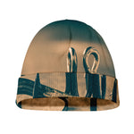 Fishing Hooks Print Beanie